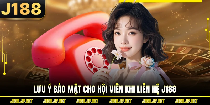 Lưu ý bảo mật cho hội viên khi liên hệ J188