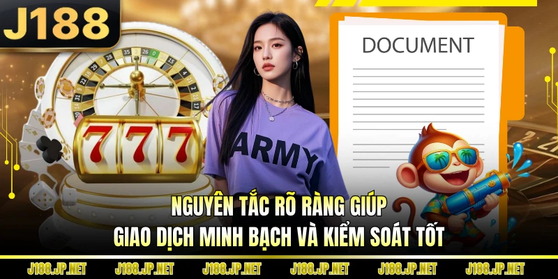 Nguyên tắc rõ ràng giúp giao dịch minh bạch và kiểm soát tốt